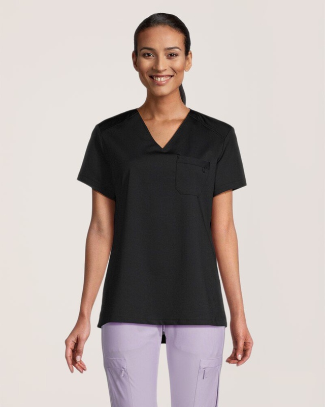 Health Pro Women's Stretch Scrub Top