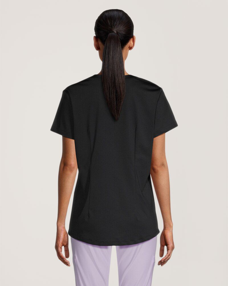 Health Pro Women's Stretch Scrub Top