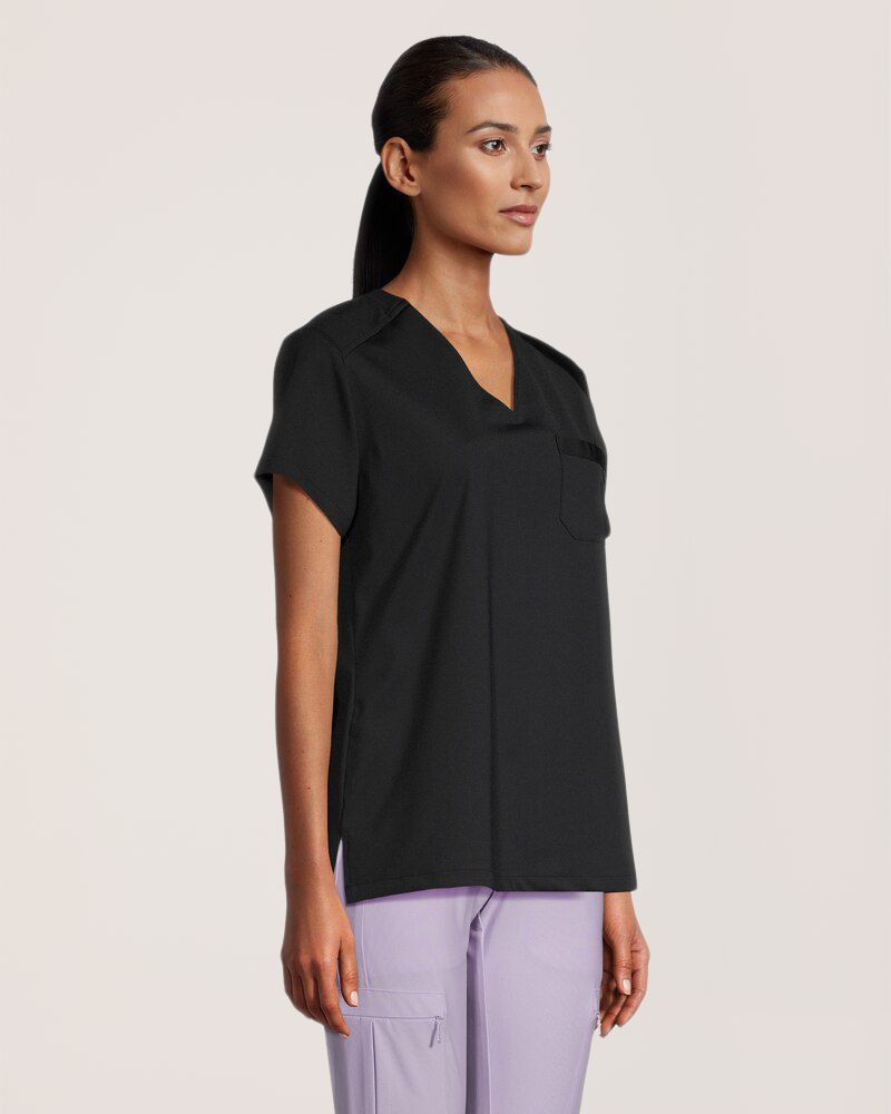 Health Pro Women's Stretch Scrub Top