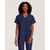 Haut d’uniforme médical extensible pour femmes, Health Pro Front_Flat