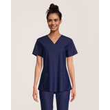 Haut d’uniforme médical extensible pour femmes, Health Pro Front_Flat