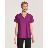 Haut d’uniforme médical extensible pour femmes, Health Pro Front_Flat