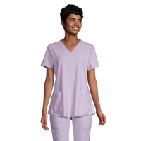 Haut d’uniforme médical extensible pour femmes, Health Pro Front_Flat