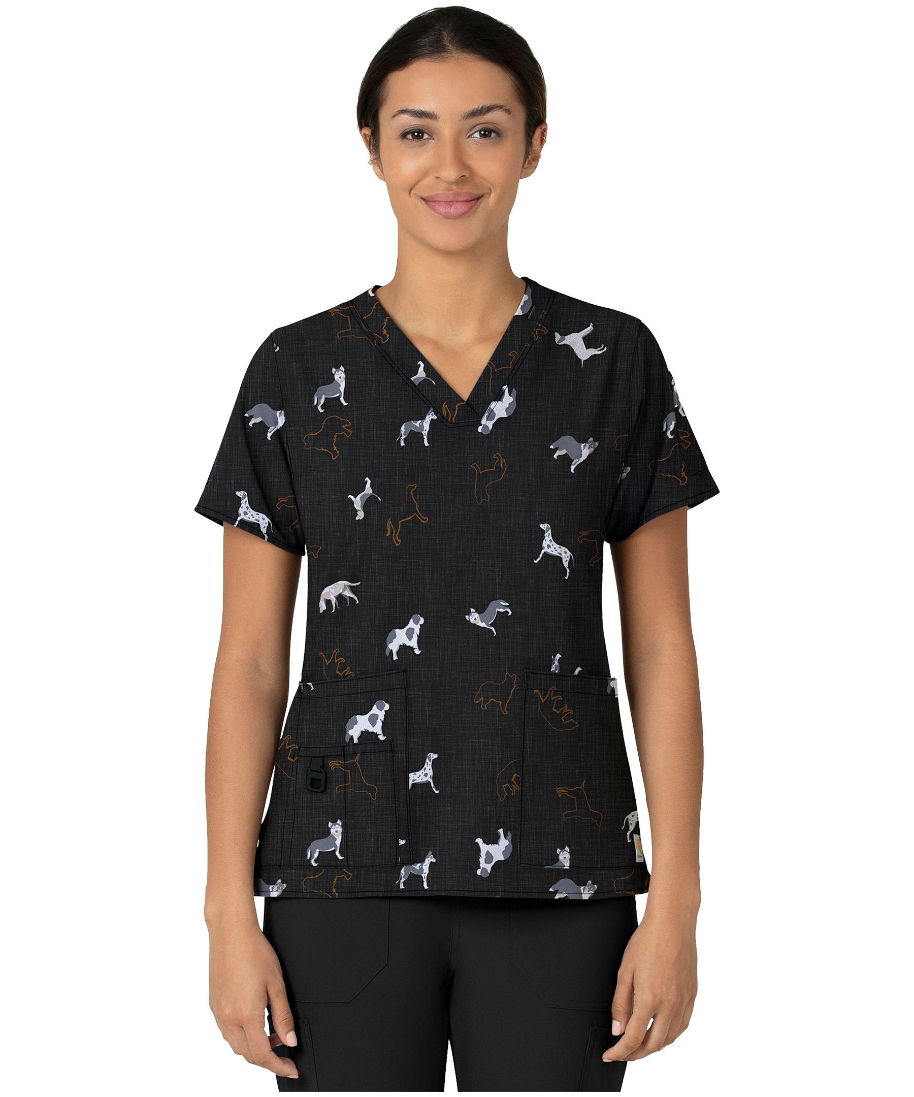 Haut d'uniforme médical imprimé pour femmes, Cross Flex, Force, Carhartt