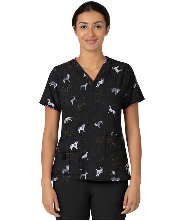 Haut d'uniforme médical imprimé pour femmes, Cross Flex, Force, Carhartt
