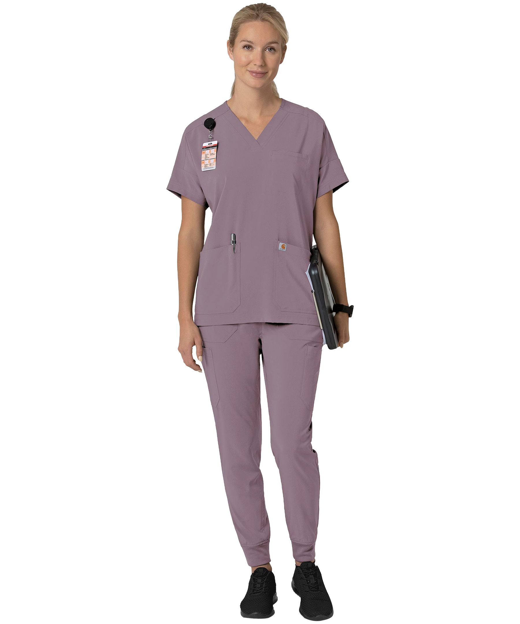 Haut d'uniforme médical à encolure en V pour femmes, CCX, Force, Carhartt