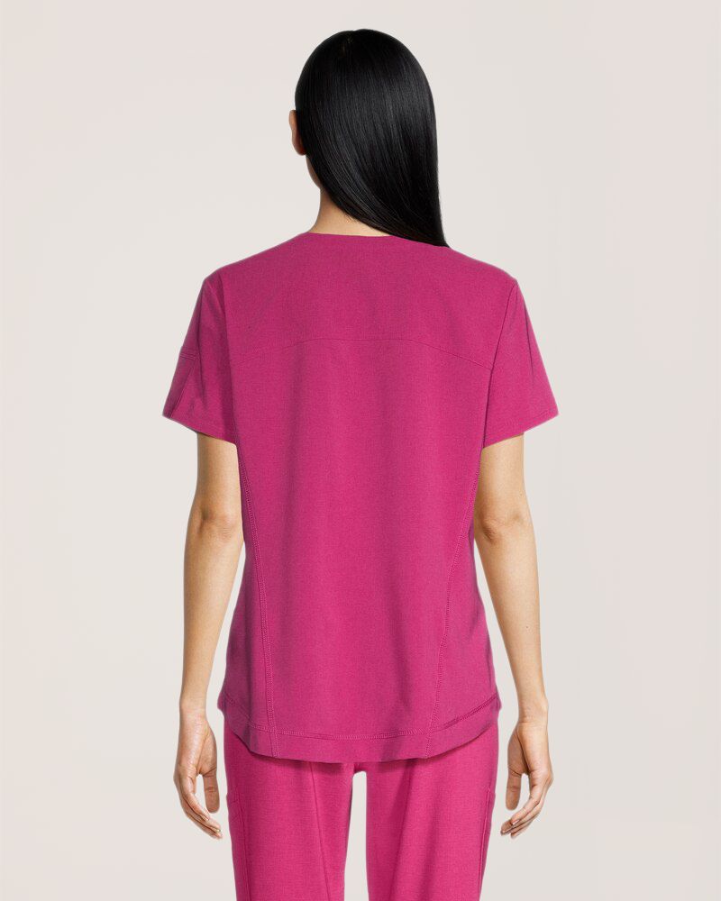 Haut d'uniforme médical avec encolure en V pour femmes, Scrubletics