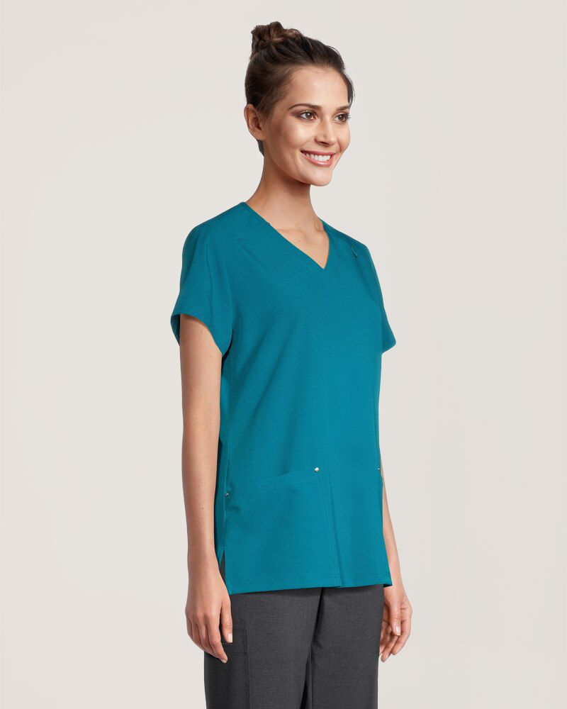 Scrubletics Women's V Neck Scrub Top