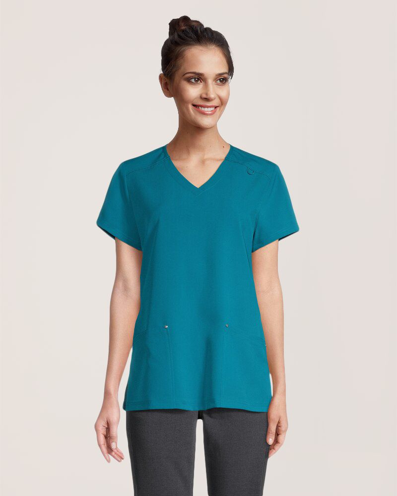 Scrubletics Women's V Neck Scrub Top