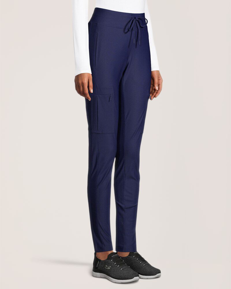 Pantalon d’uniforme médical extensible à jambe étroite pour femmes, Health Pro