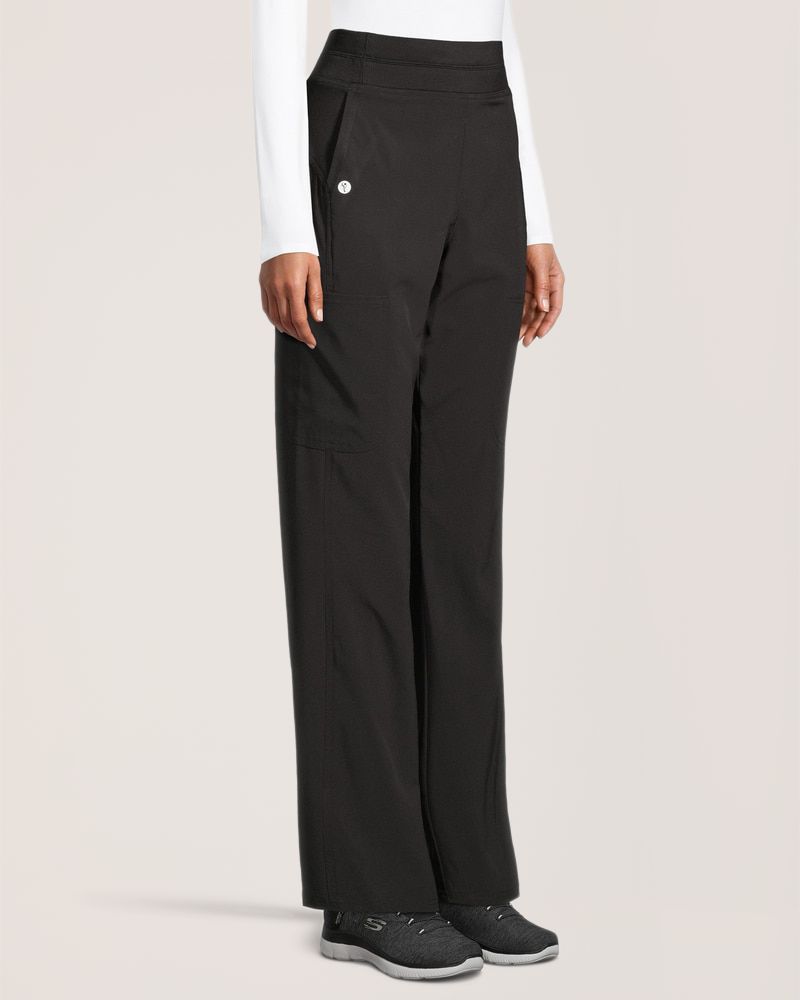 smile　　NORDISK WORK PANTS WIDE 46 Max Studio Women's High Waisted Button Sailor Wide Leg Pant