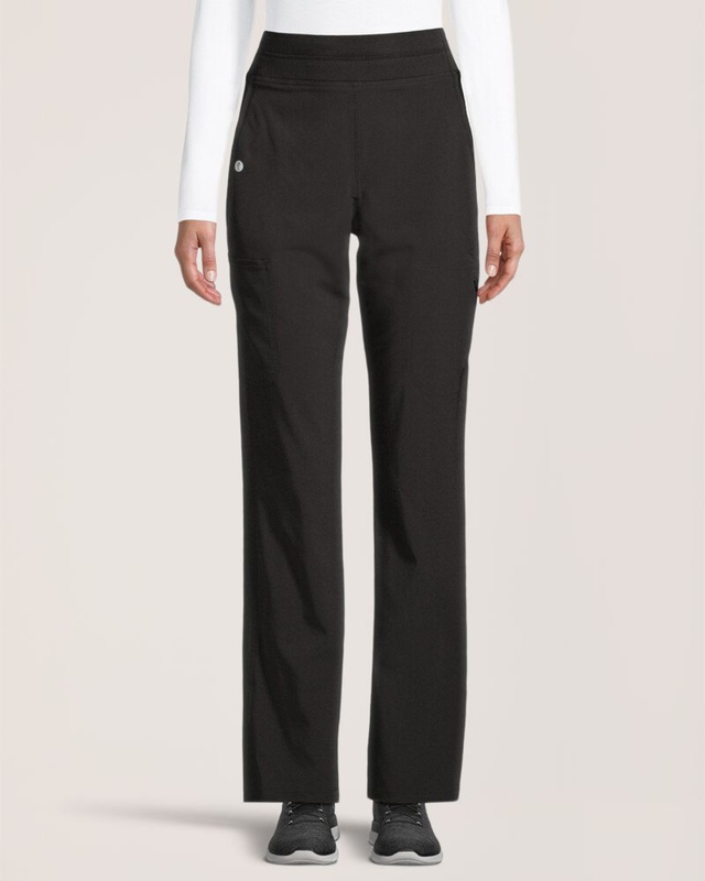 Pantalon d'uniforme médical cargo à taille yoga pour femmes, Scrubletics