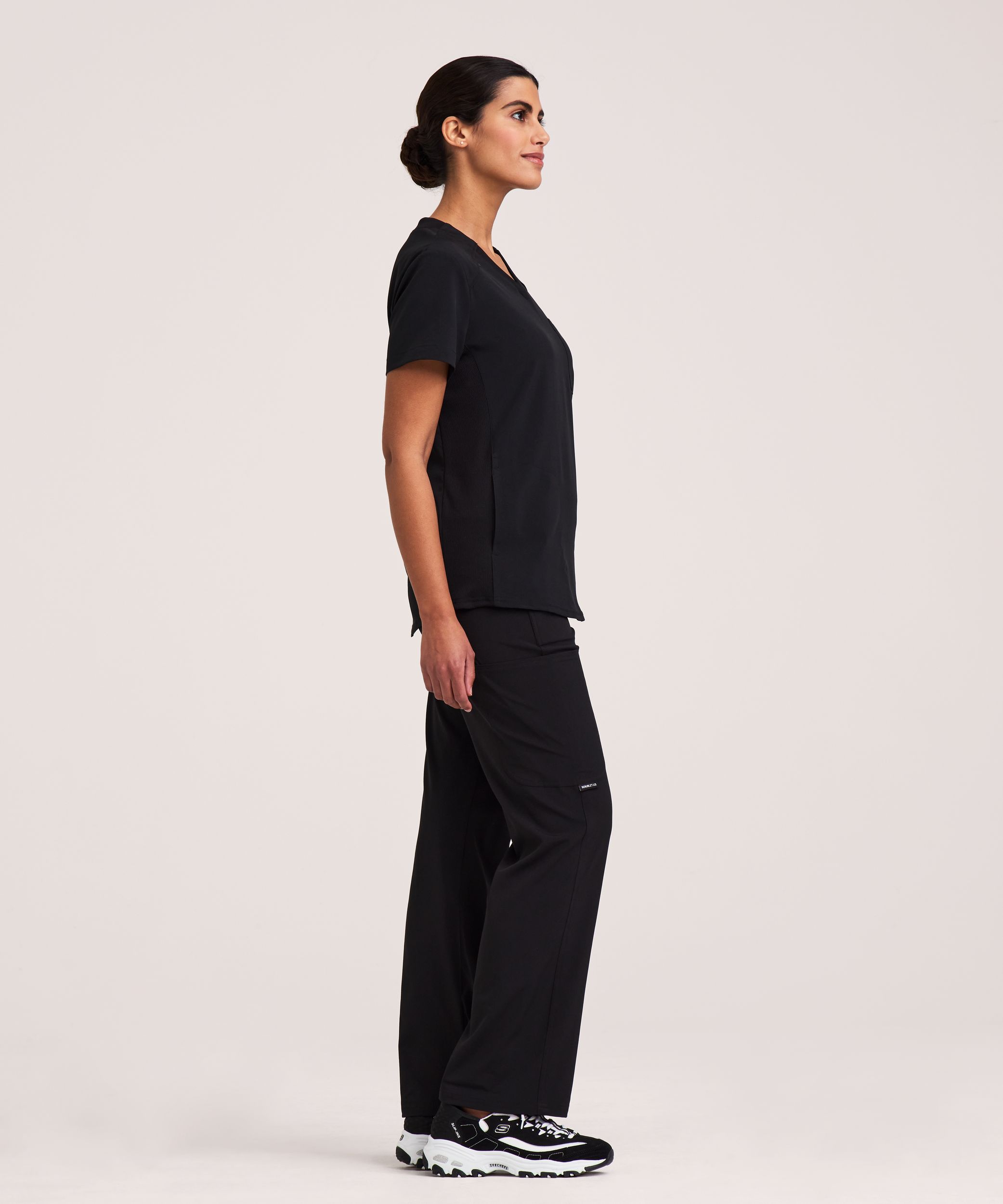 Scrubletics Women's V Neck Scrub Top