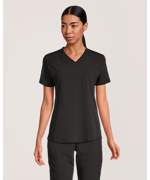 Haut d'uniforme médical avec encolure en V pour femmes, Scrubletics
