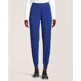 Pantalon d’uniforme médical de style jogging à coupe étroite pour femmes, Scrubletics Front_Flat