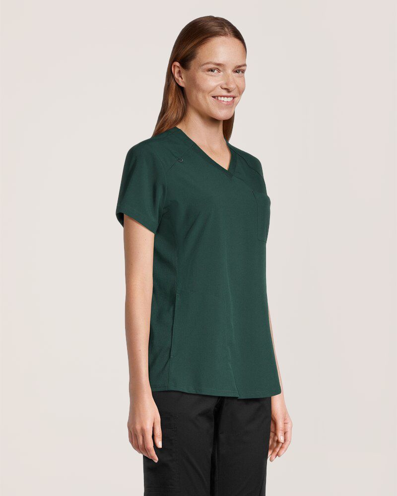 Scrubletics Women's V Neck Scrub Top