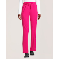 Pantalon d'uniforme médical à poches cargo pour femmes, Health Pro Heart Front_Flat