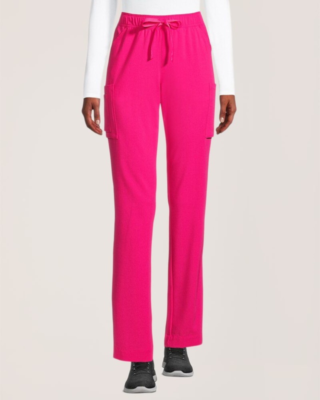 Pantalon d'uniforme médical à poches cargo pour femmes, Health Pro Heart