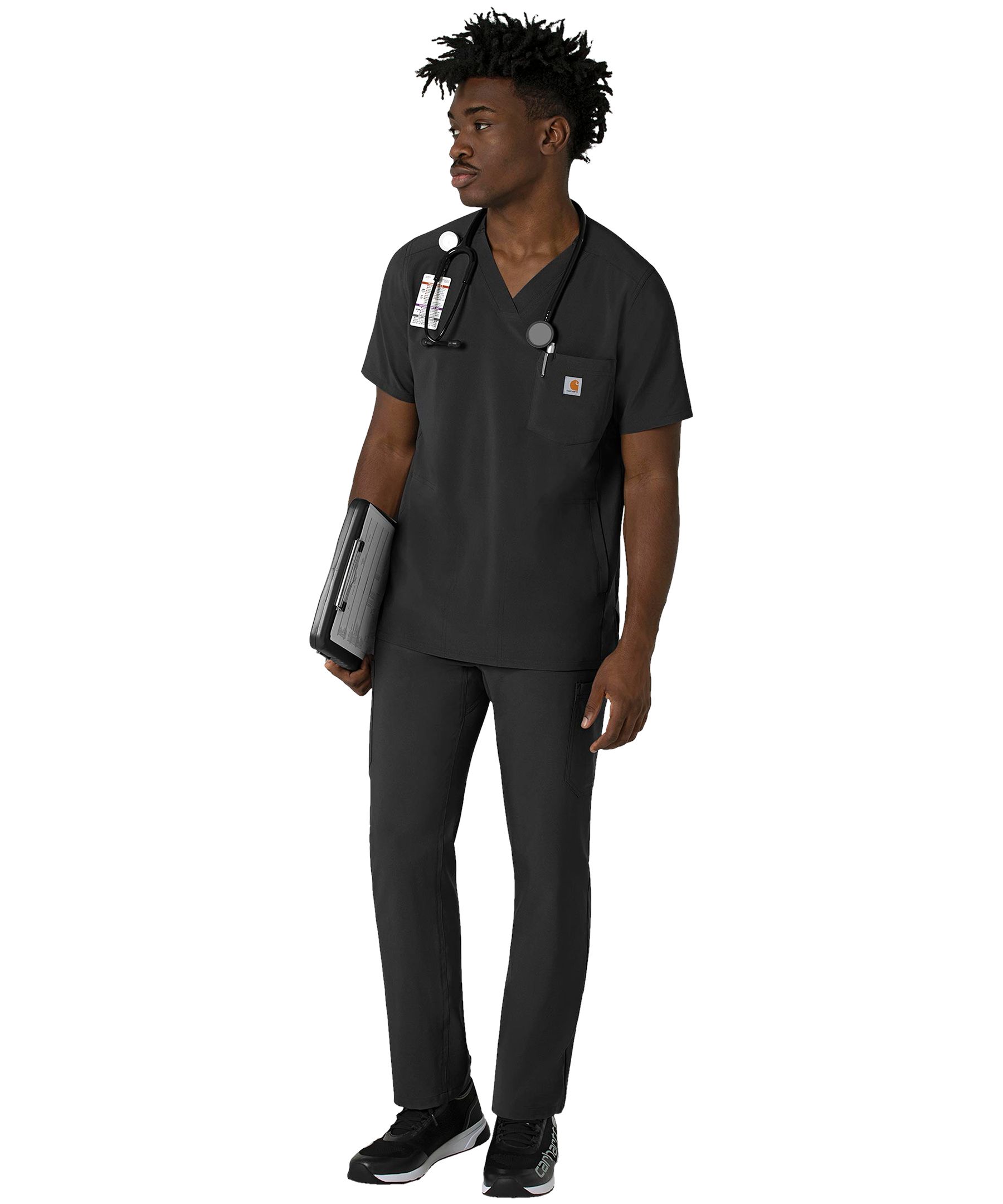 Carhartt Men's Cross Flex V Neck Scrub Top