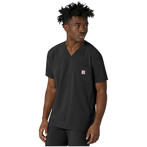 Carhartt Men's Cross Flex V-Neck Scrub Top