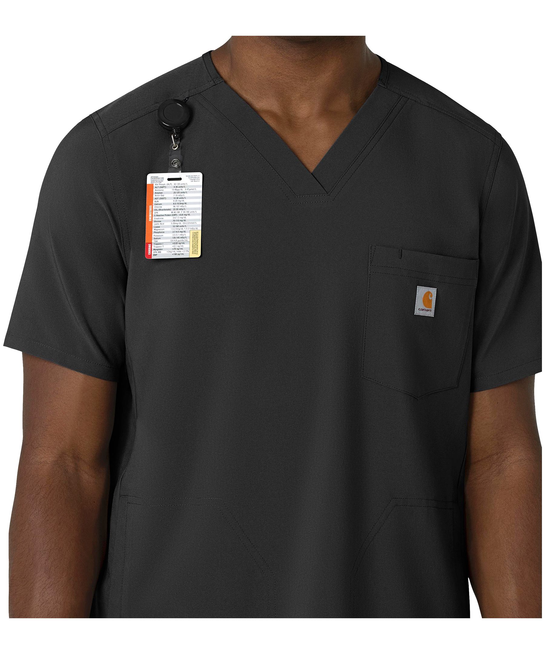 Carhartt Men's Cross Flex V Neck Scrub Top