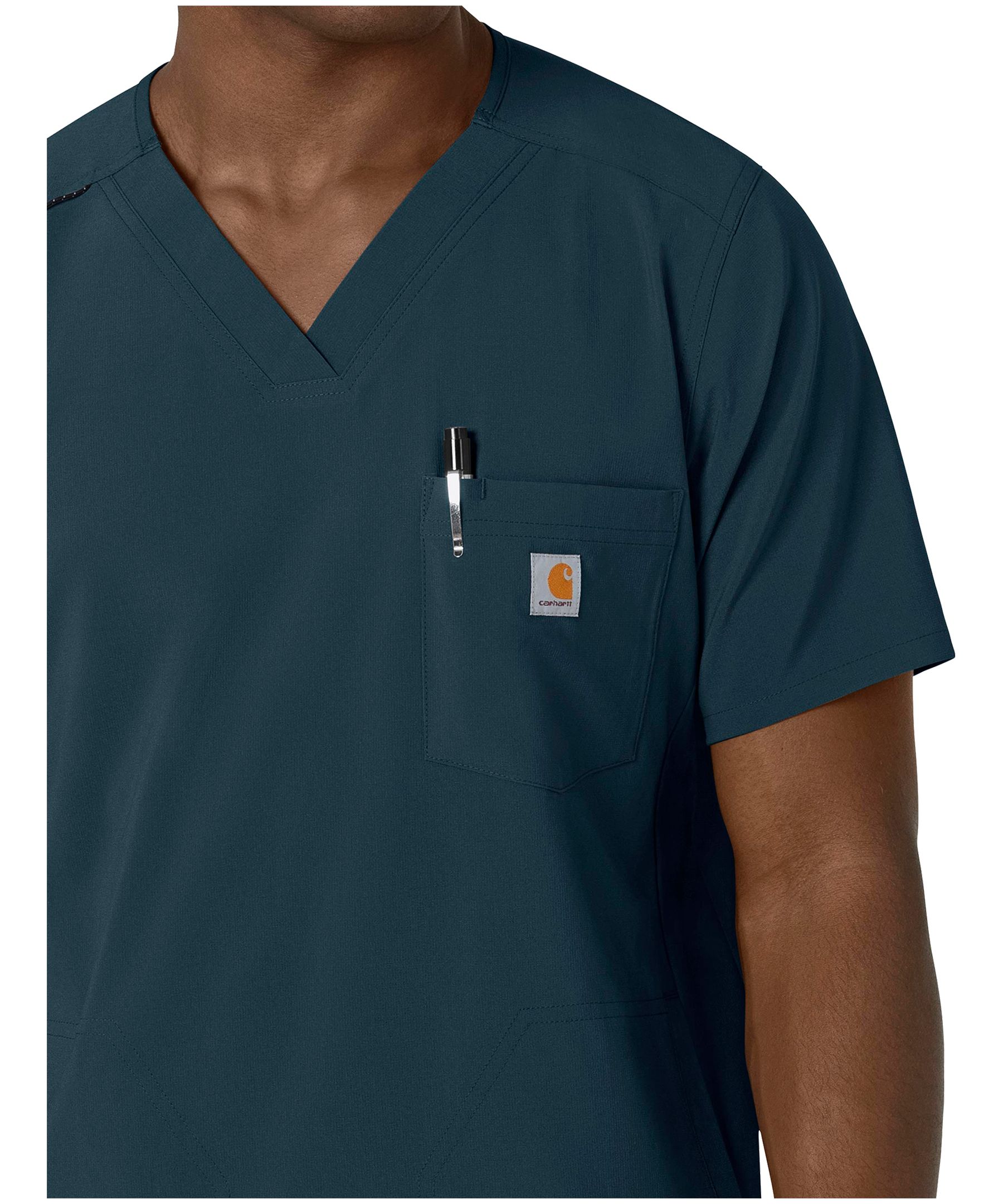 Carhartt Men's Cross Flex V Neck Scrub Top