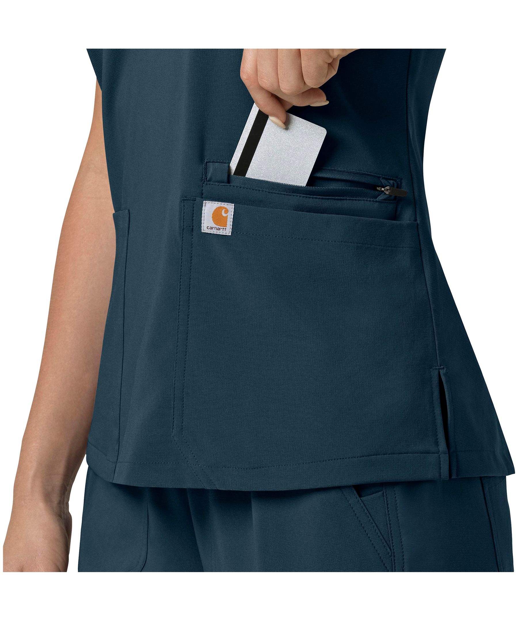Carhartt Women's Cross Flex Modern Fit Scrub Top