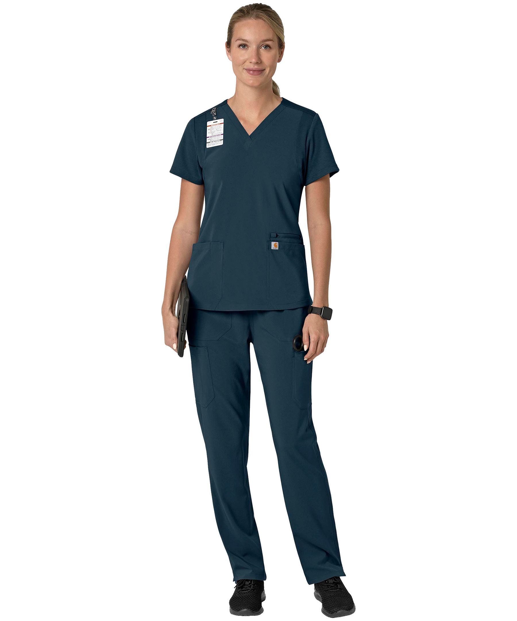 Carhartt Women's Cross Flex Modern Fit Scrub Top