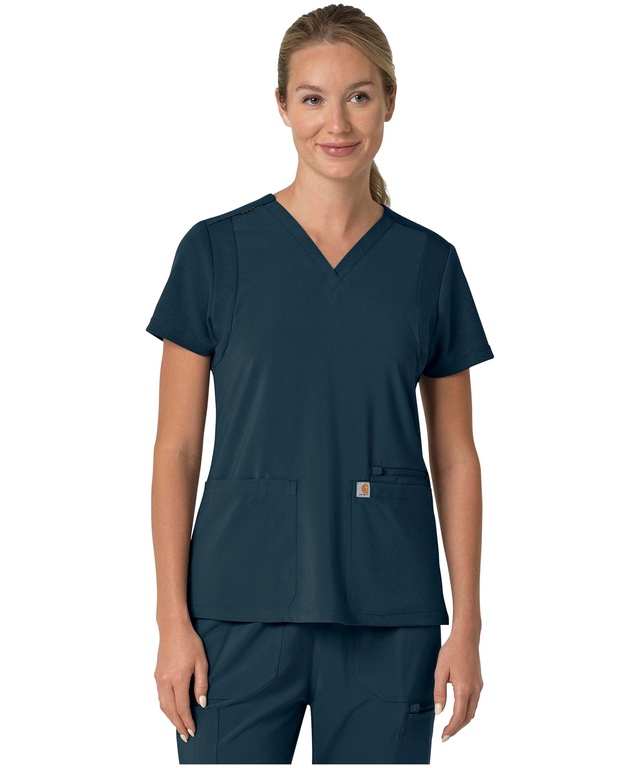 Carhartt Women's Cross Flex Modern Fit Scrub Top