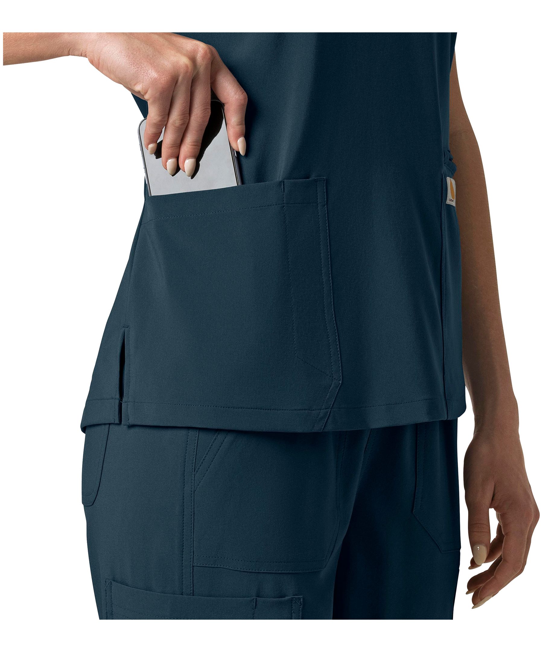 Carhartt Women's Cross Flex Modern Fit Scrub Top