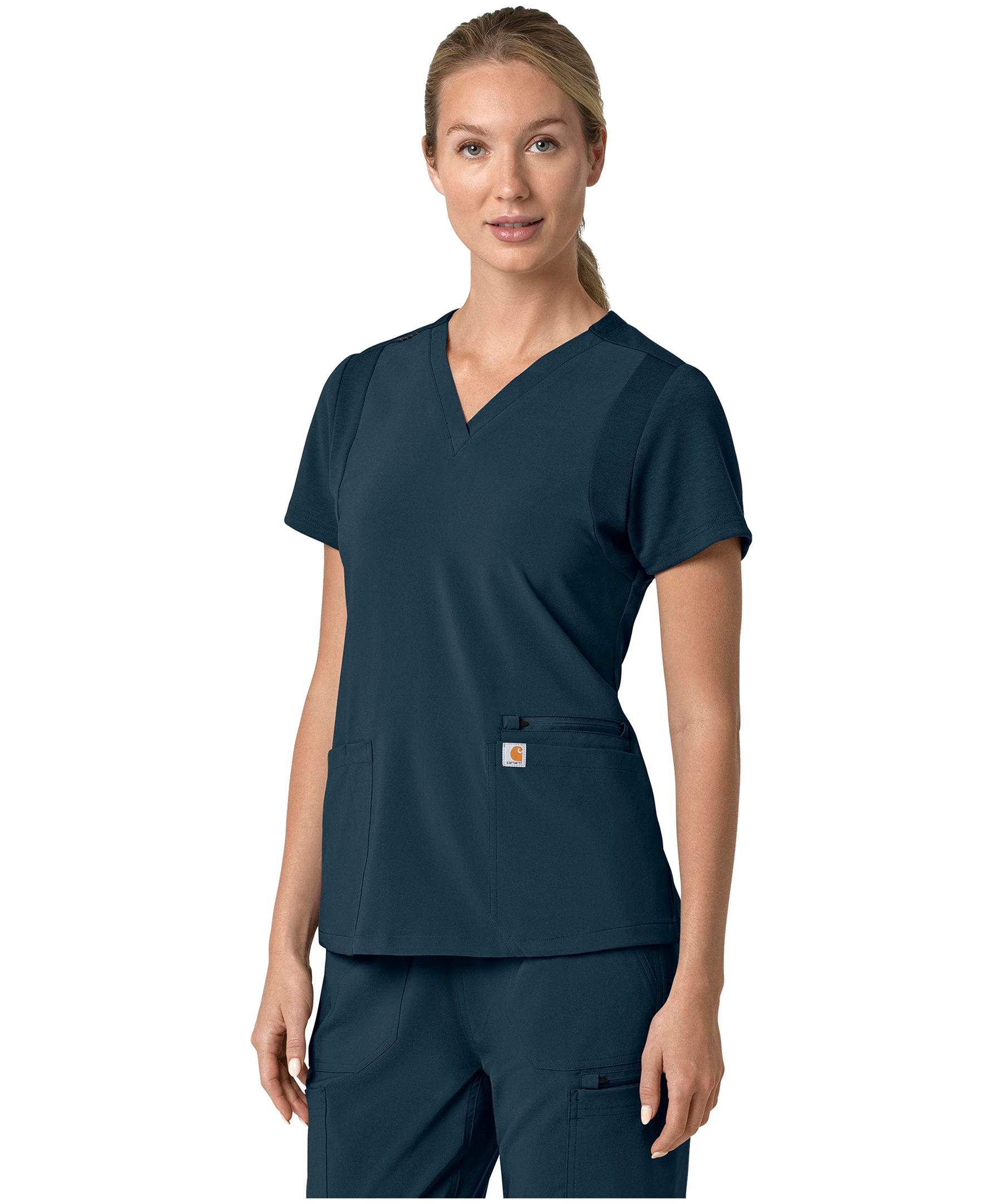 Carhartt Women's Cross Flex Modern Fit Scrub Top