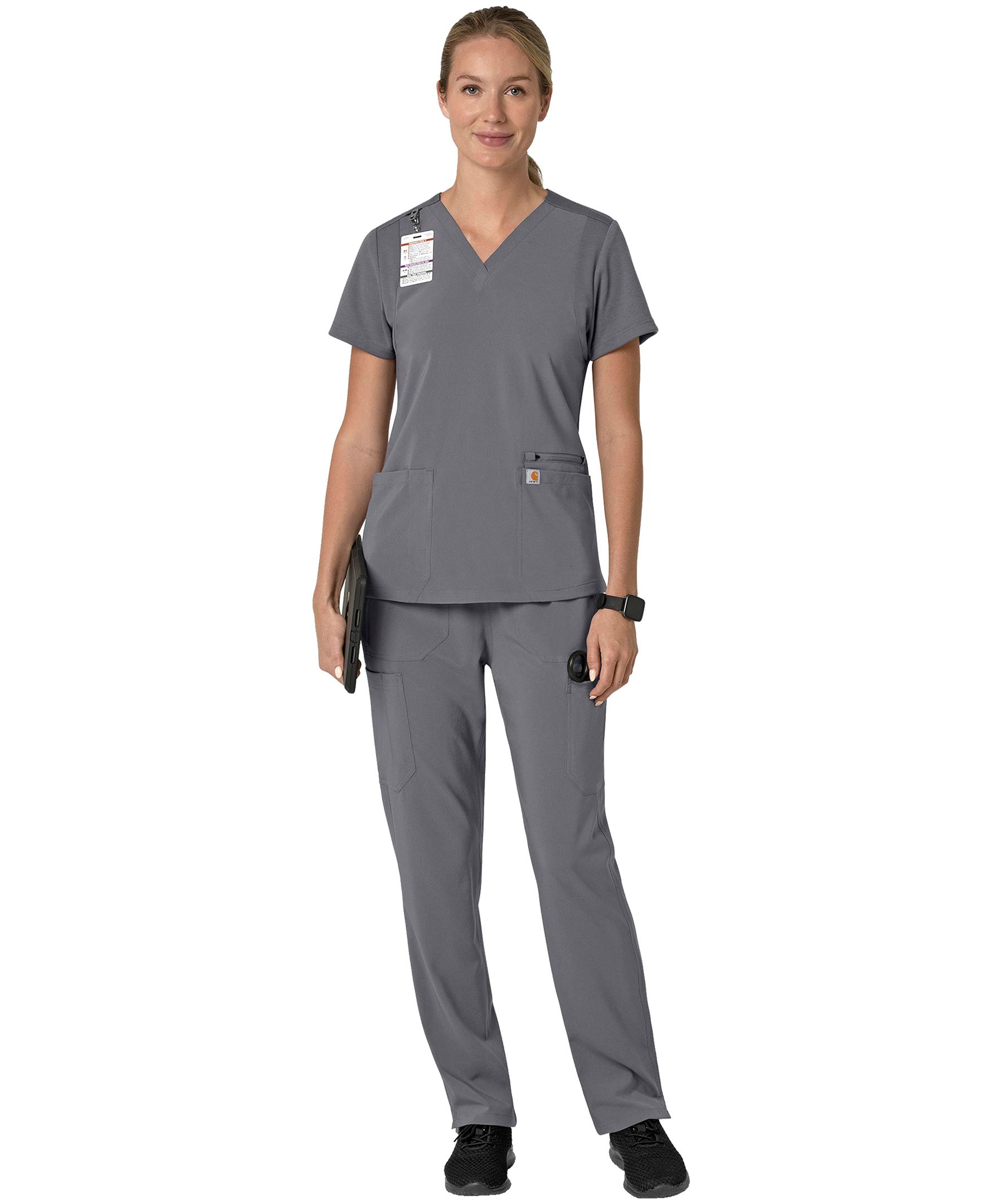 Carhartt Women's Cross Flex Modern Fit Scrub Top