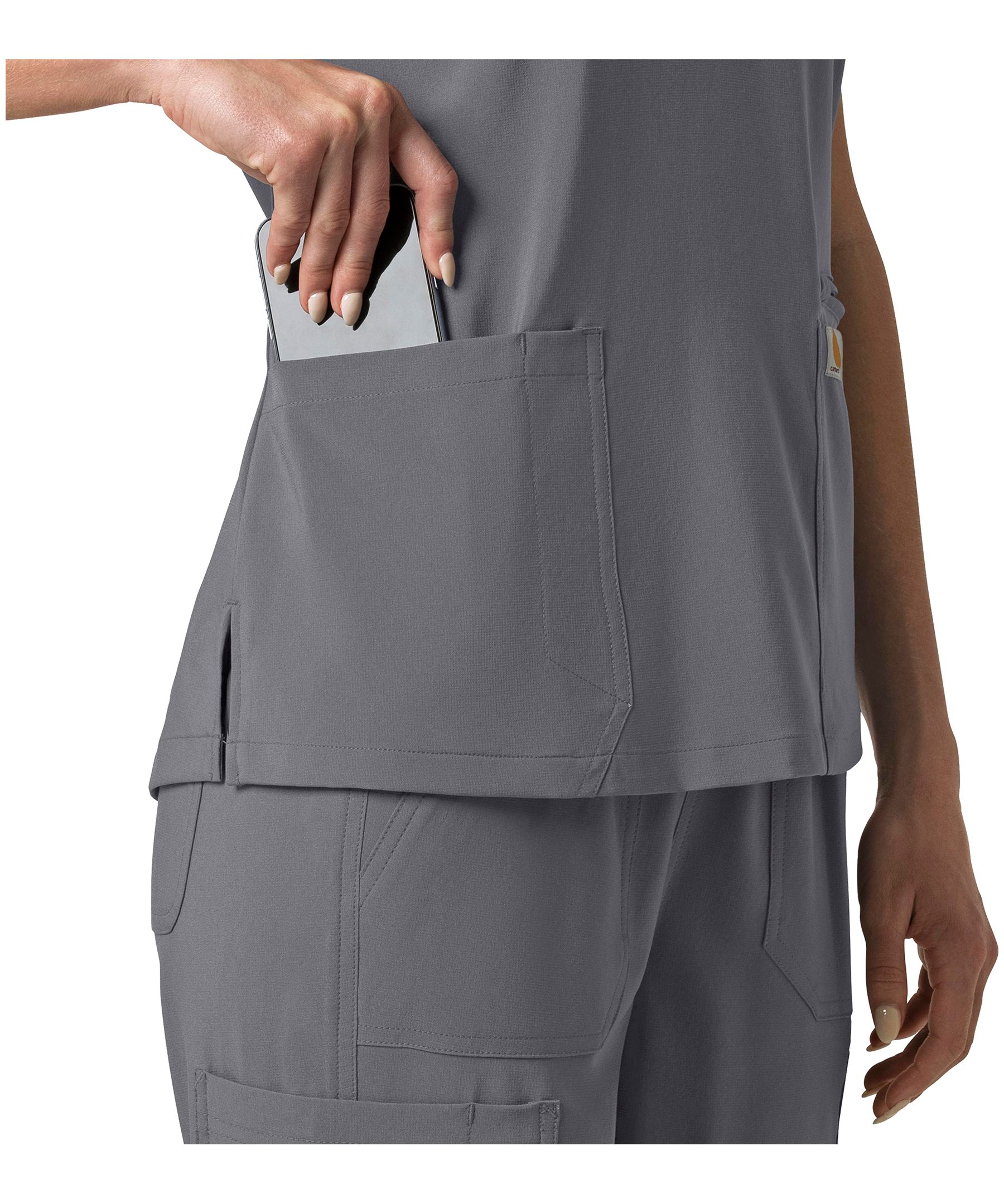 Carhartt Women's Cross Flex Modern Fit Scrub Top