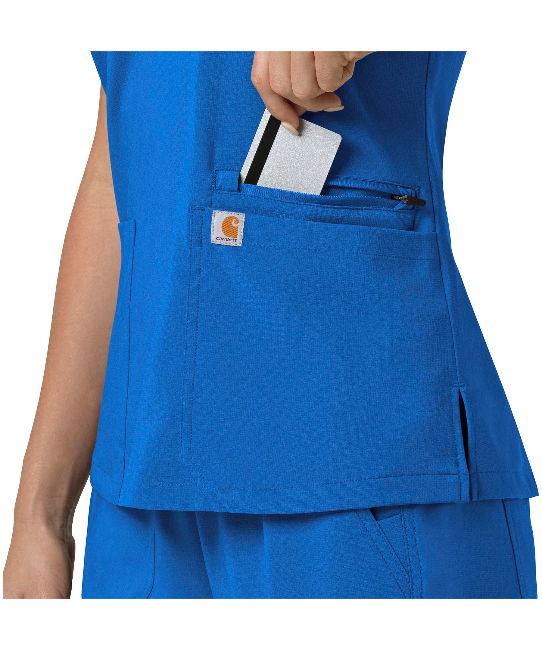 Carhartt Women's Cross Flex Modern Fit Scrub Top