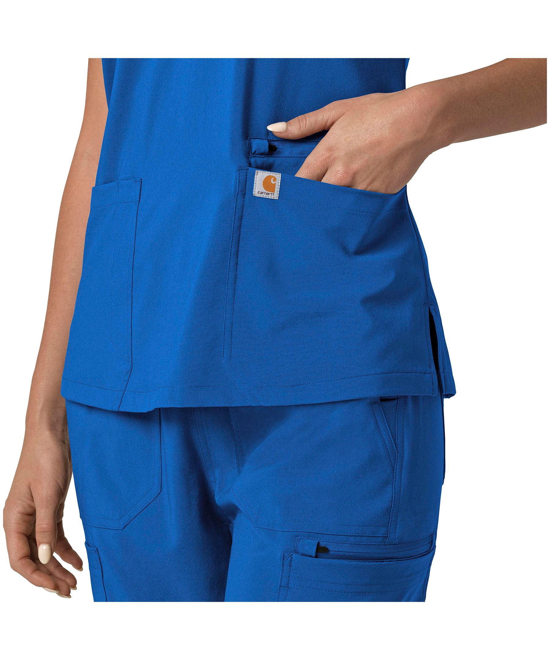 Carhartt Women's Cross Flex Modern Fit Scrub Top