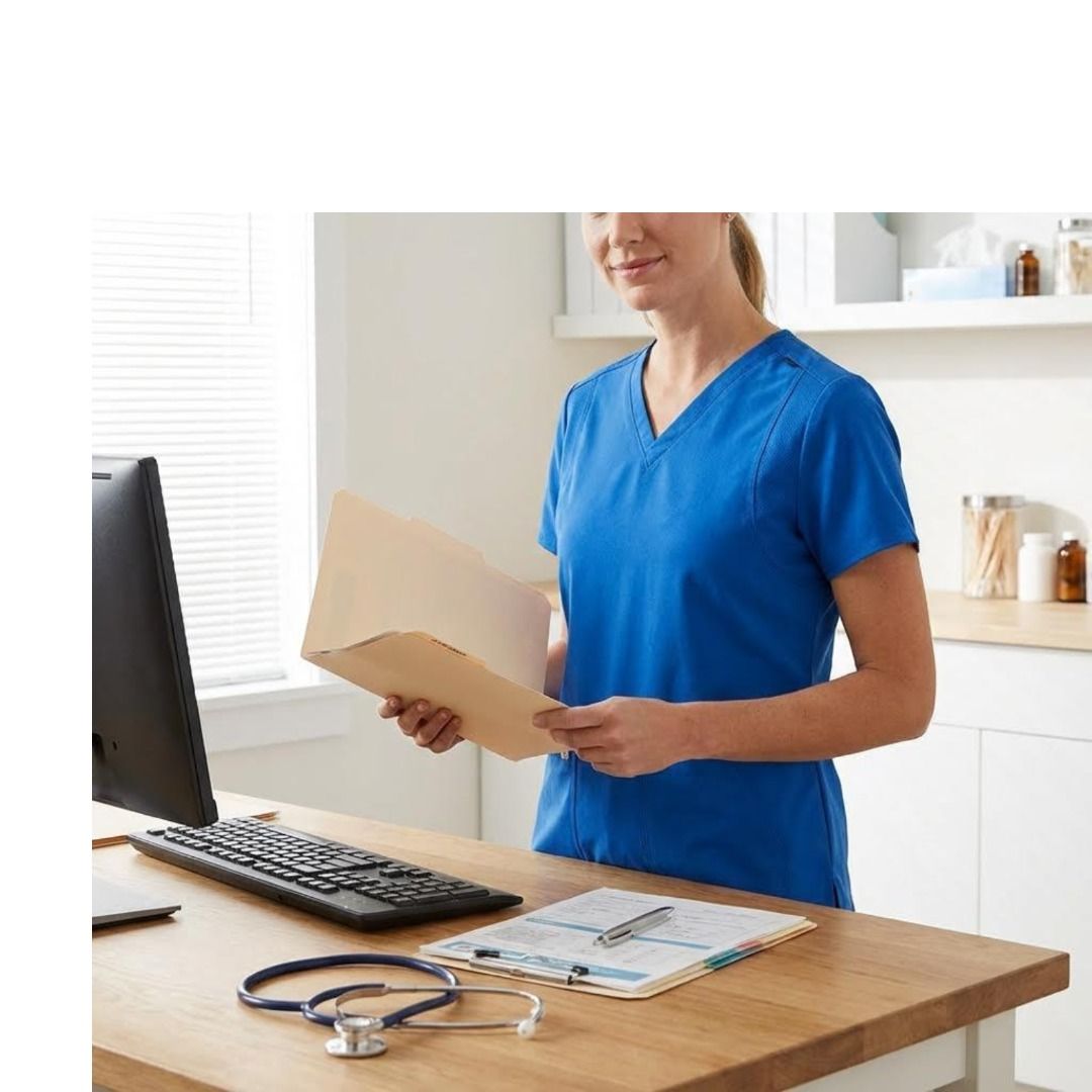 Carhartt Women's Cross Flex Modern Fit Scrub Top