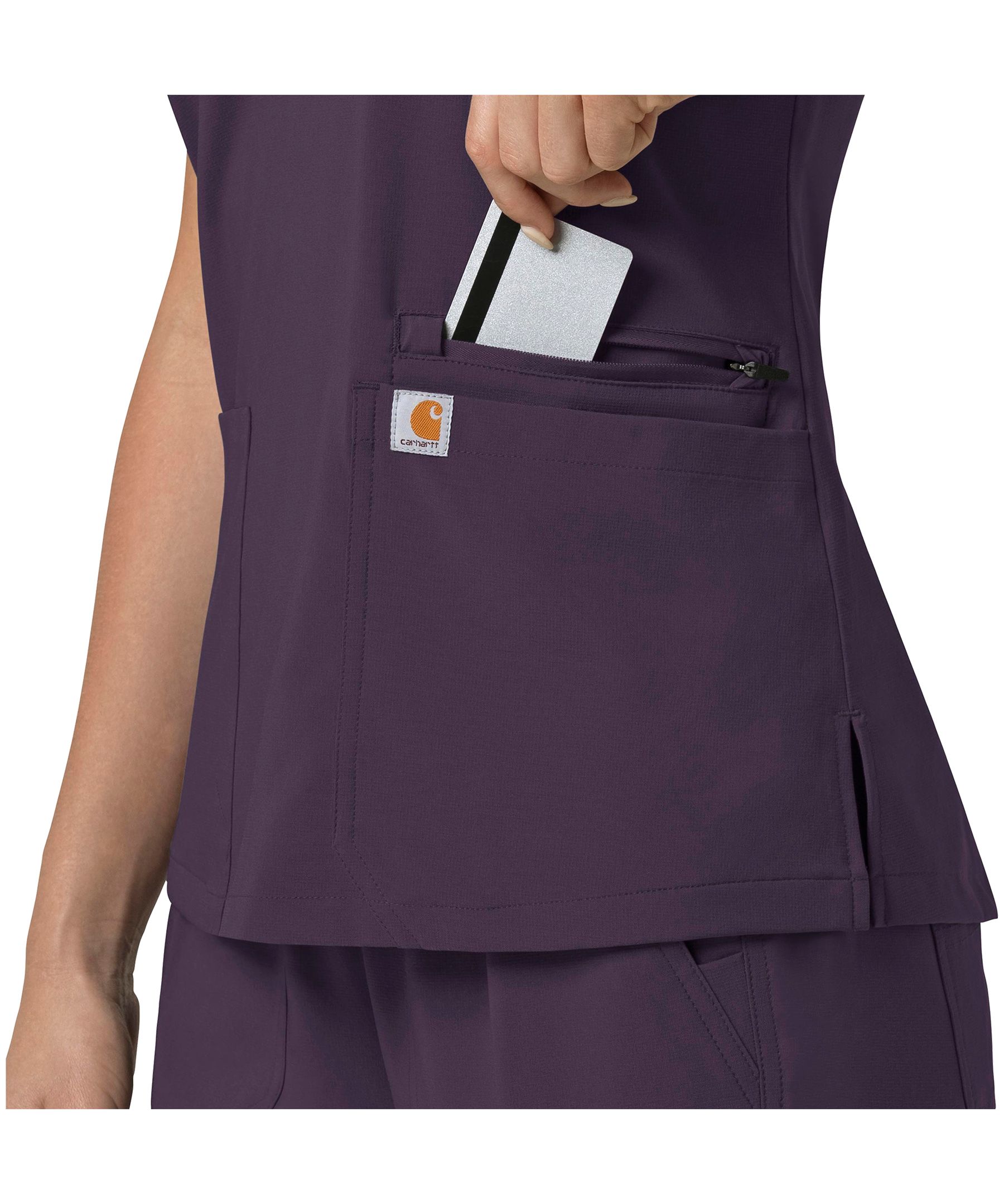 Carhartt Women's Cross Flex Modern Fit Scrub Top