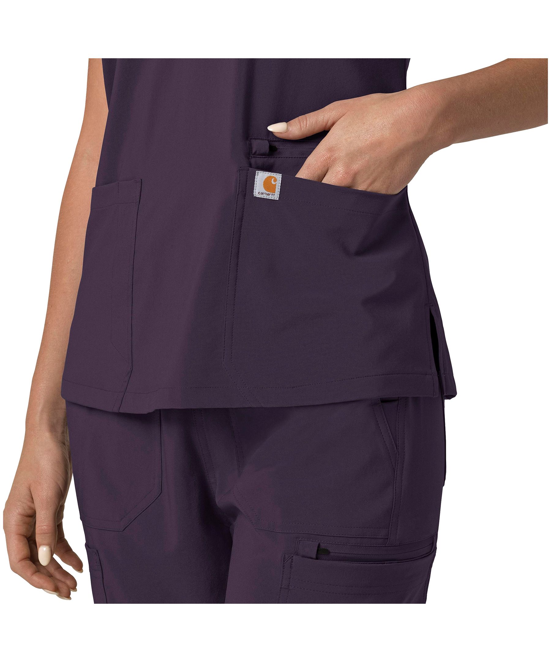 Carhartt Women's Cross Flex Modern Fit Scrub Top