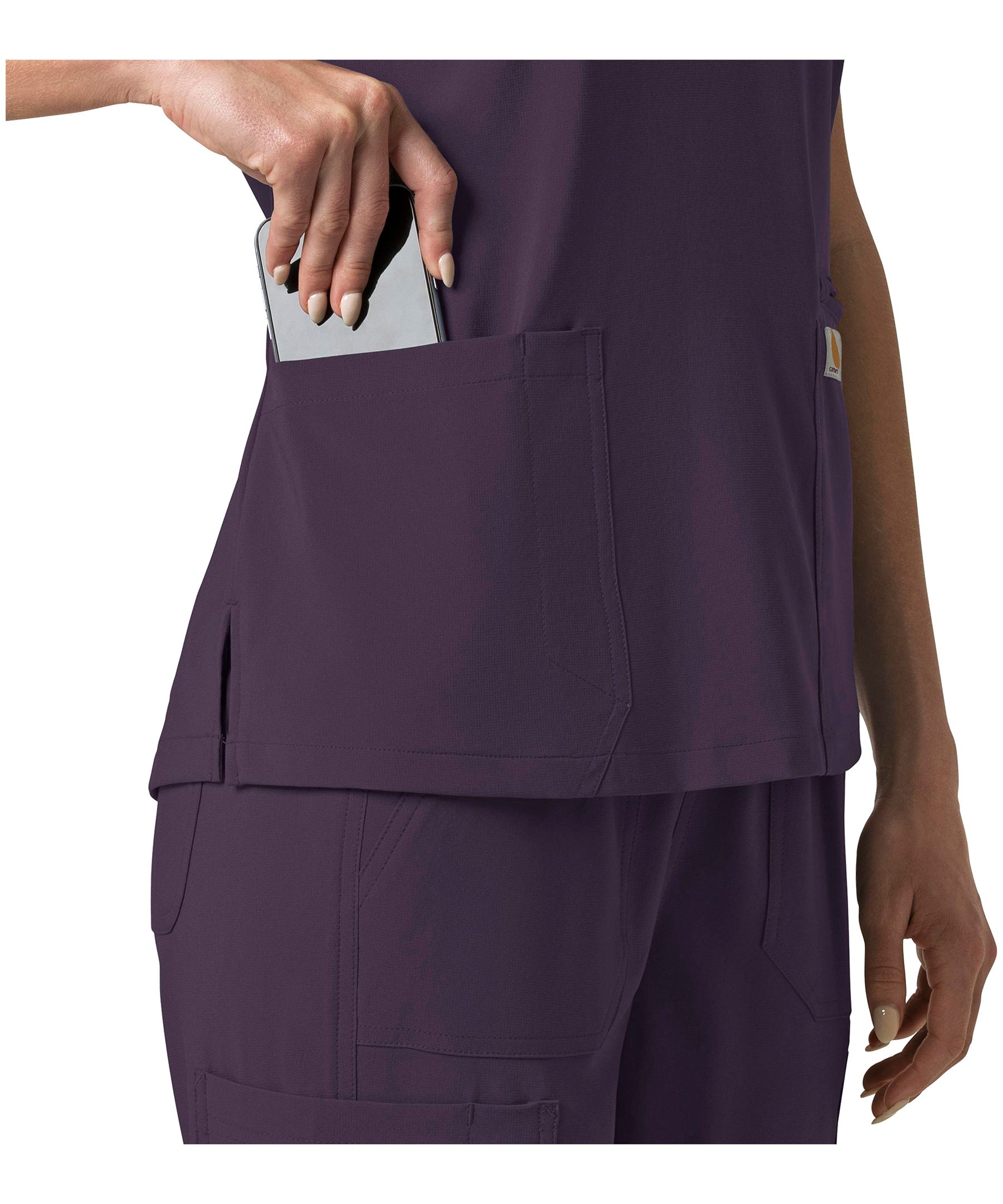 Carhartt Women's Cross Flex Modern Fit Scrub Top