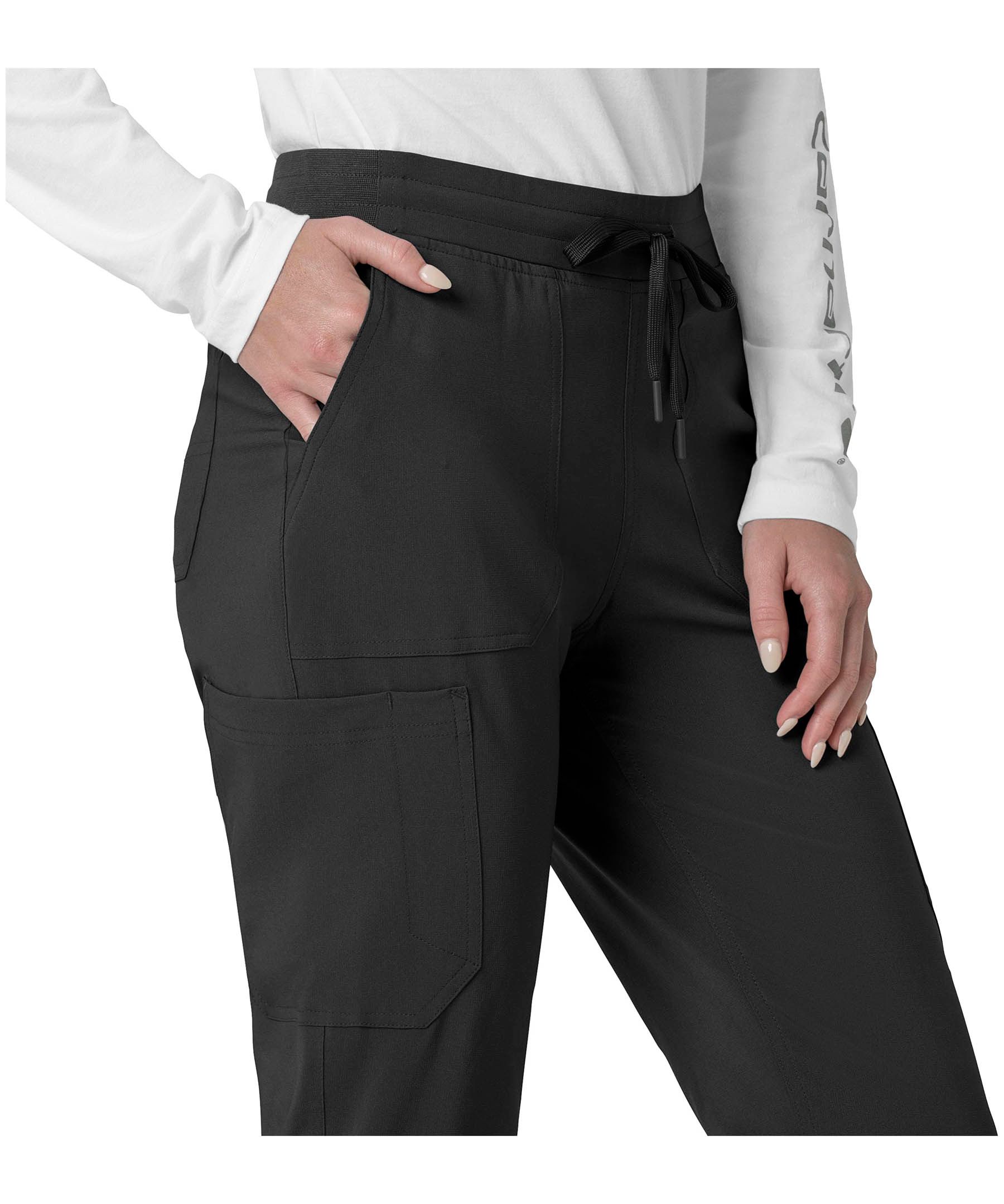 Pantalon d’uniforme médical cargo de style jogging et de coupe moderne pour femmes, Cross Flex, Carhartt
