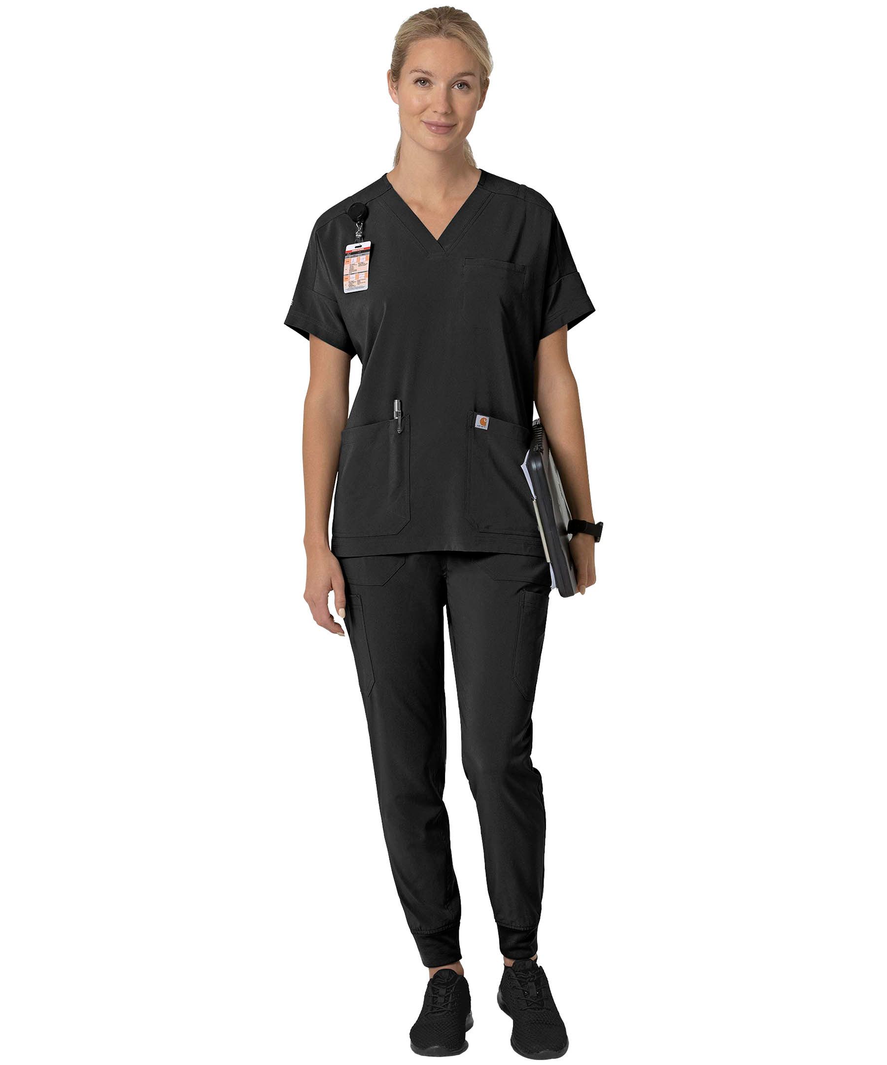 Pantalon d’uniforme médical cargo de style jogging et de coupe moderne pour femmes, Cross Flex, Carhartt