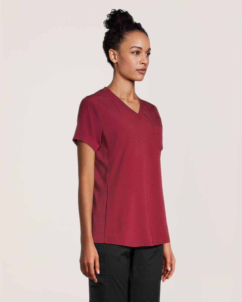 Scrubletics Women's V Neck Scrub Top