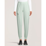 Pantalon d’uniforme médical de style jogging pour femmes, Scrubletics Front_Flat