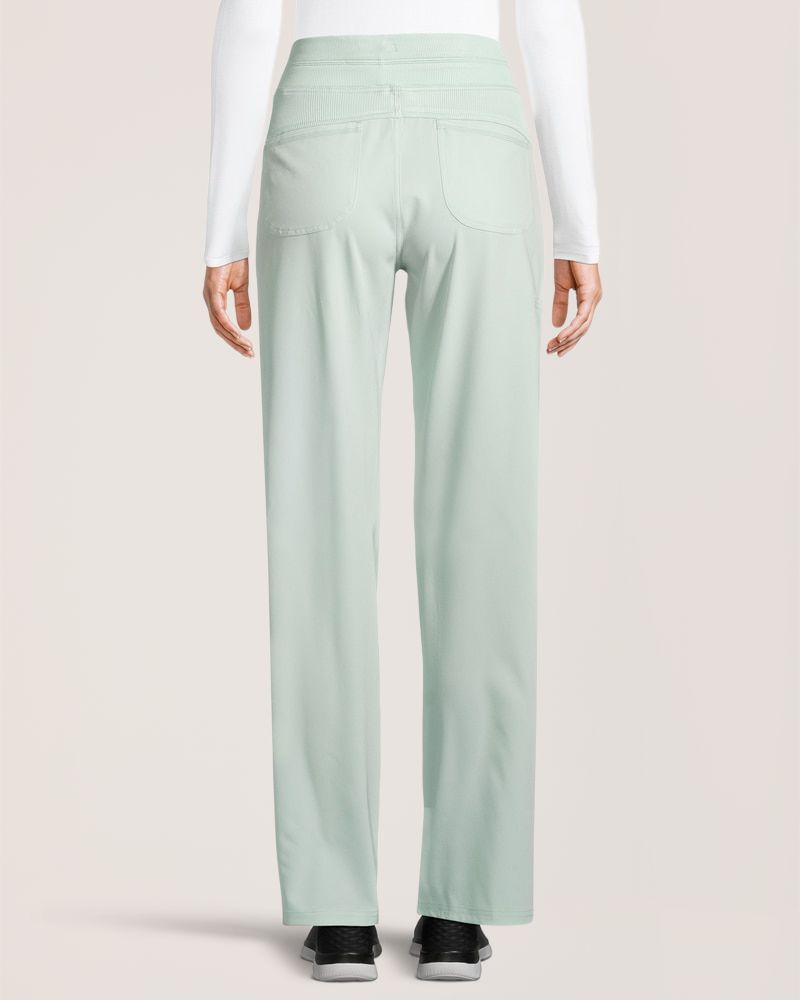 Pantalon d'uniforme médical à la taille de style yoga pour femmes, Scrubletics