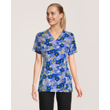 Health PRO Women's V Neck Scrub Top Front_Flat
