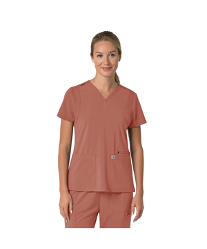 Carhartt Women's Cross Flex Modern Fit Scrub Top