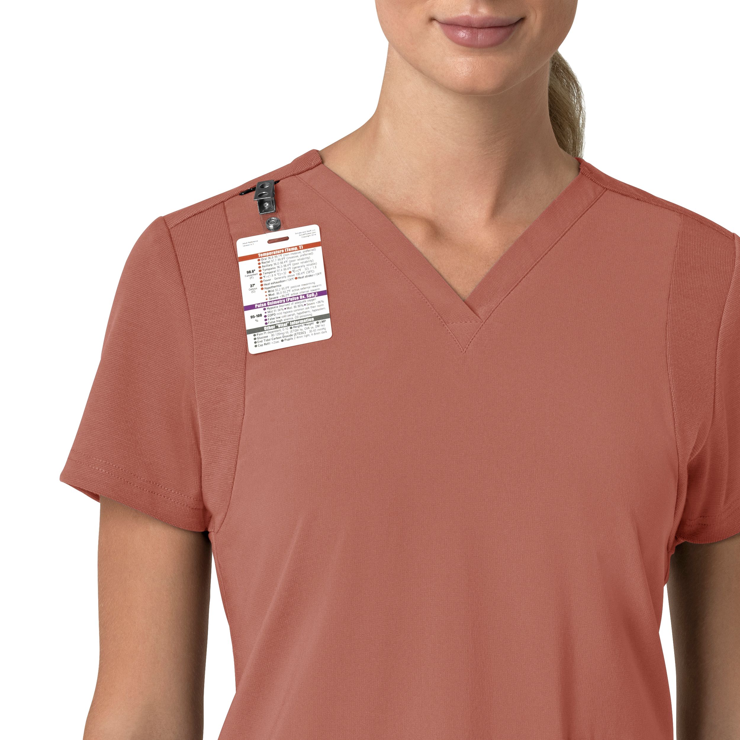 Carhartt Women's Cross Flex Modern Fit Scrub Top