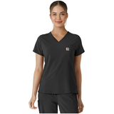 Haut d'uniforme médical à porter sous la ceinture pour femmes, Cross Flex, Carhartt Front_Flat