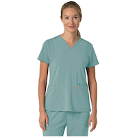 Haut d'uniforme médical de coupe moderne pour femmes, Cross Flex, Carhartt Front_Flat