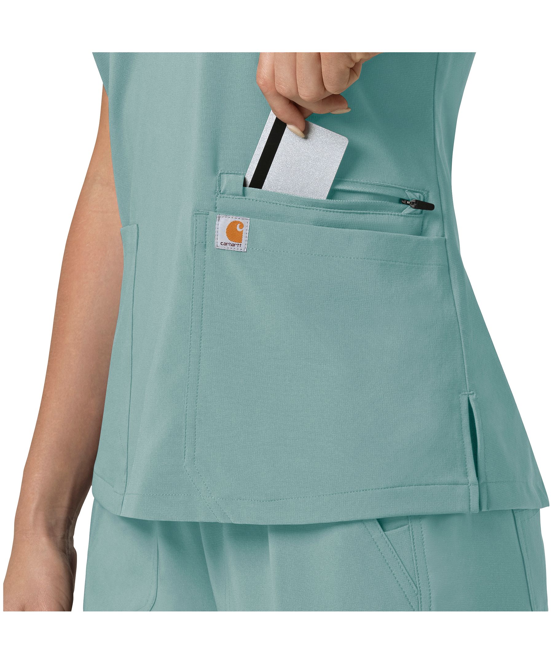 Carhartt Women's Cross Flex Modern Fit Scrub Top